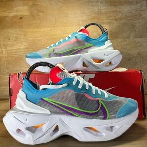 Nike ZoomX Vista Grind Womens Size 7.5 Shoes Sneakers Green Strike Vivid Purple